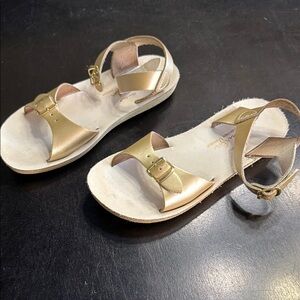 Metallic Gold Sandals girls size 1